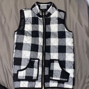Kids Plaid Vest